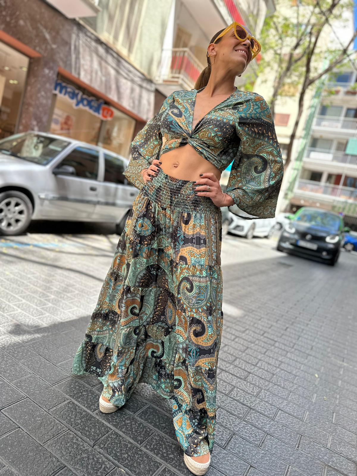 Conjunto Silk Verde