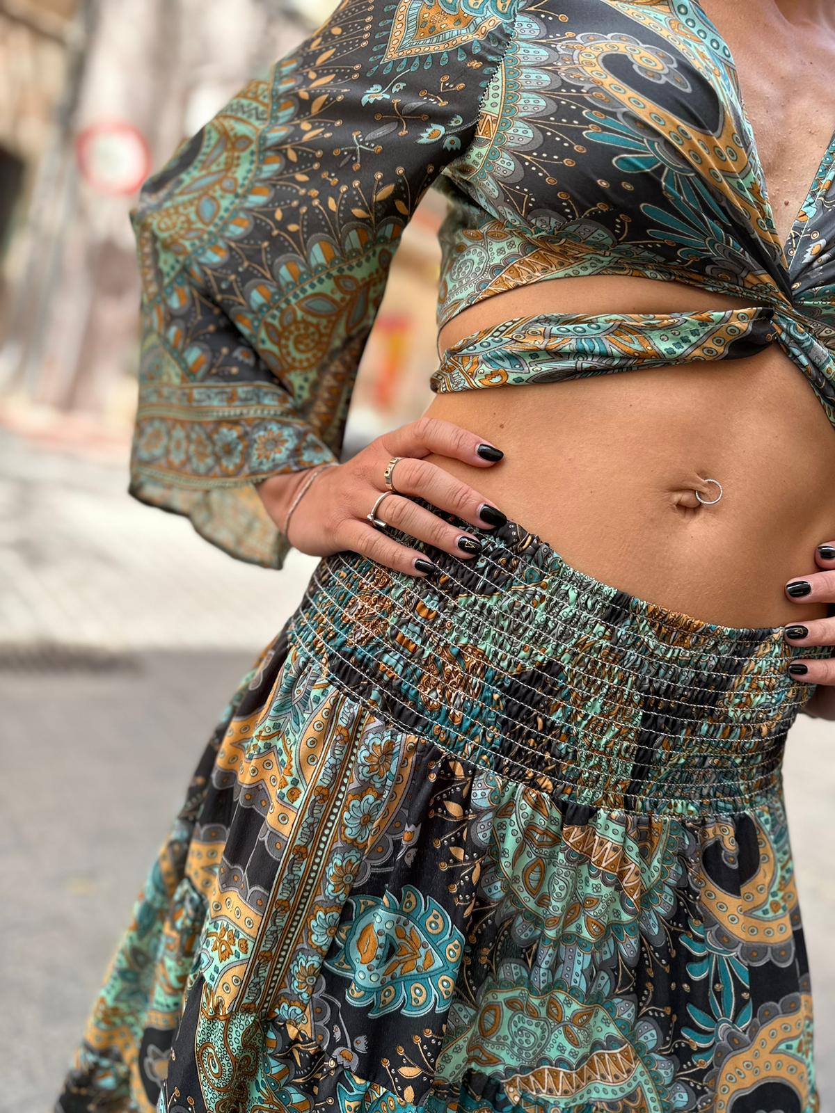 Conjunto Silk Verde