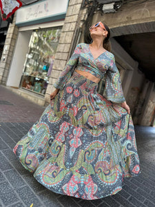 Conjunto Silk Verde Manzana