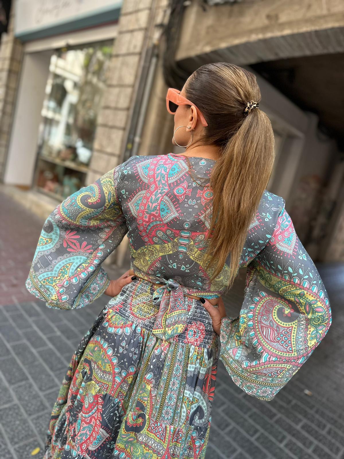 Conjunto Silk Verde Manzana