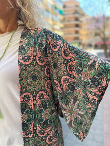 Kimono Rosa y Verde