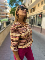 Cargar imagen en el visor de la galería, Camisa Mariana Rosa Palo
