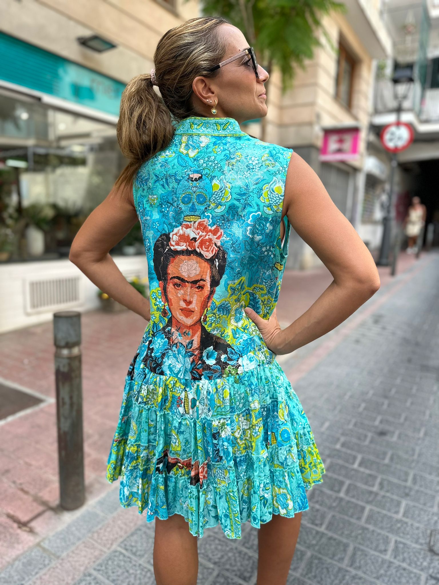 Vestido Frida Turquesa