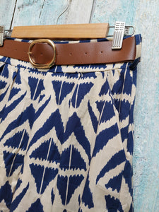 Falda Cor Azul