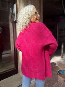 Cárdigan Mery Fucsia