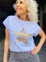 Cargar imagen en el visor de la galería, Camiseta Star Dorado
