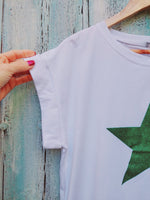 Cargar imagen en el visor de la galería, Camiseta Star Verde
