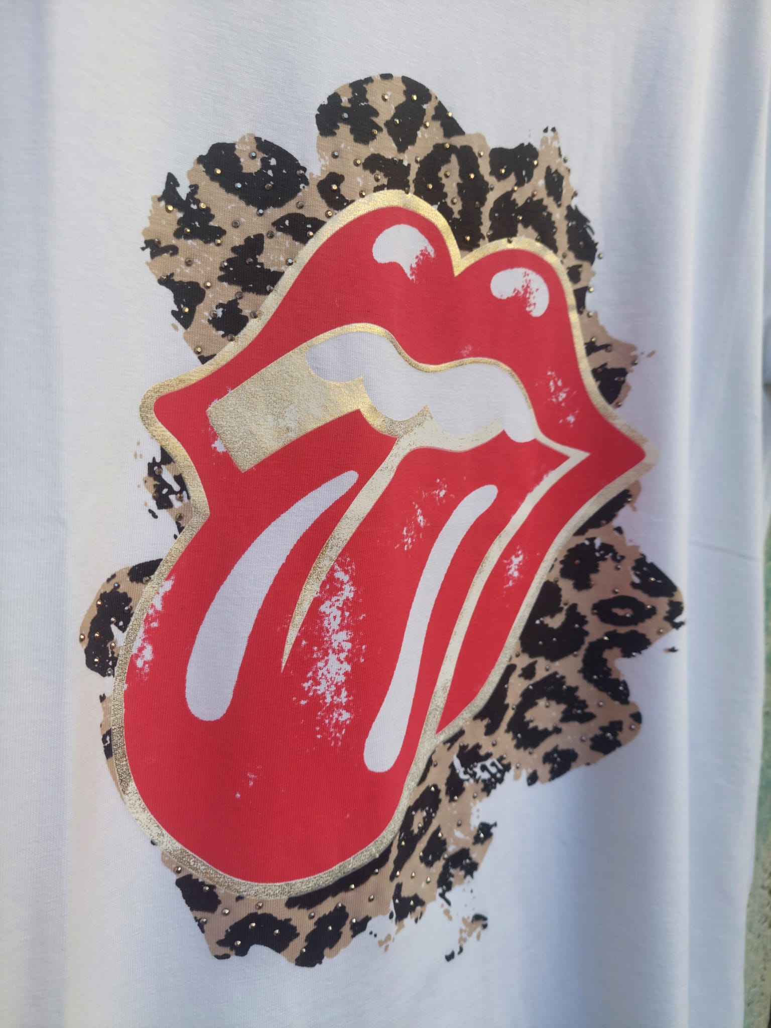 Camiseta Lengua y Print