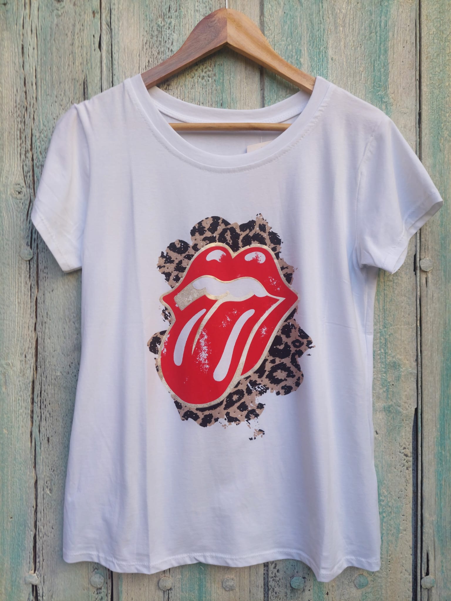 Camiseta Lengua y Print