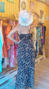 Vestido Print con Volante