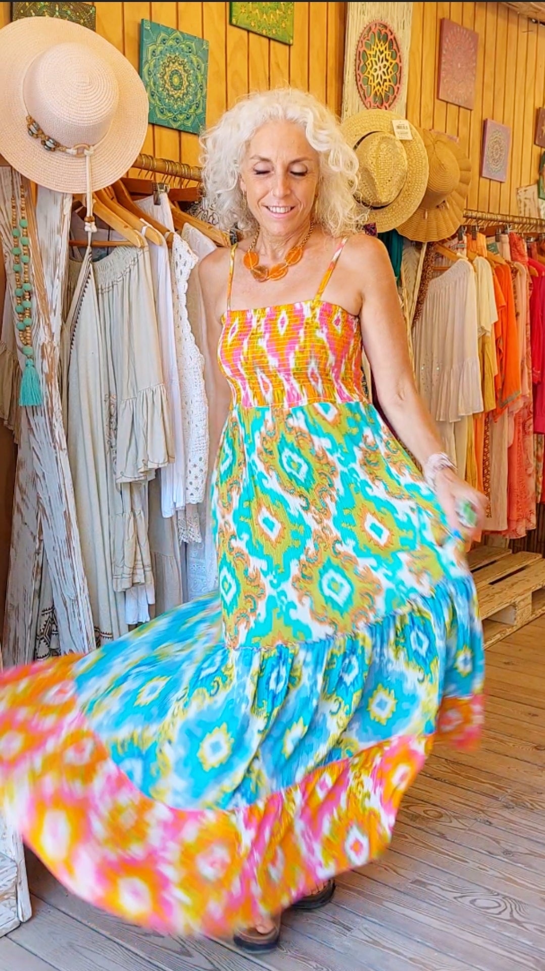 Vestido Mallorca Naranja