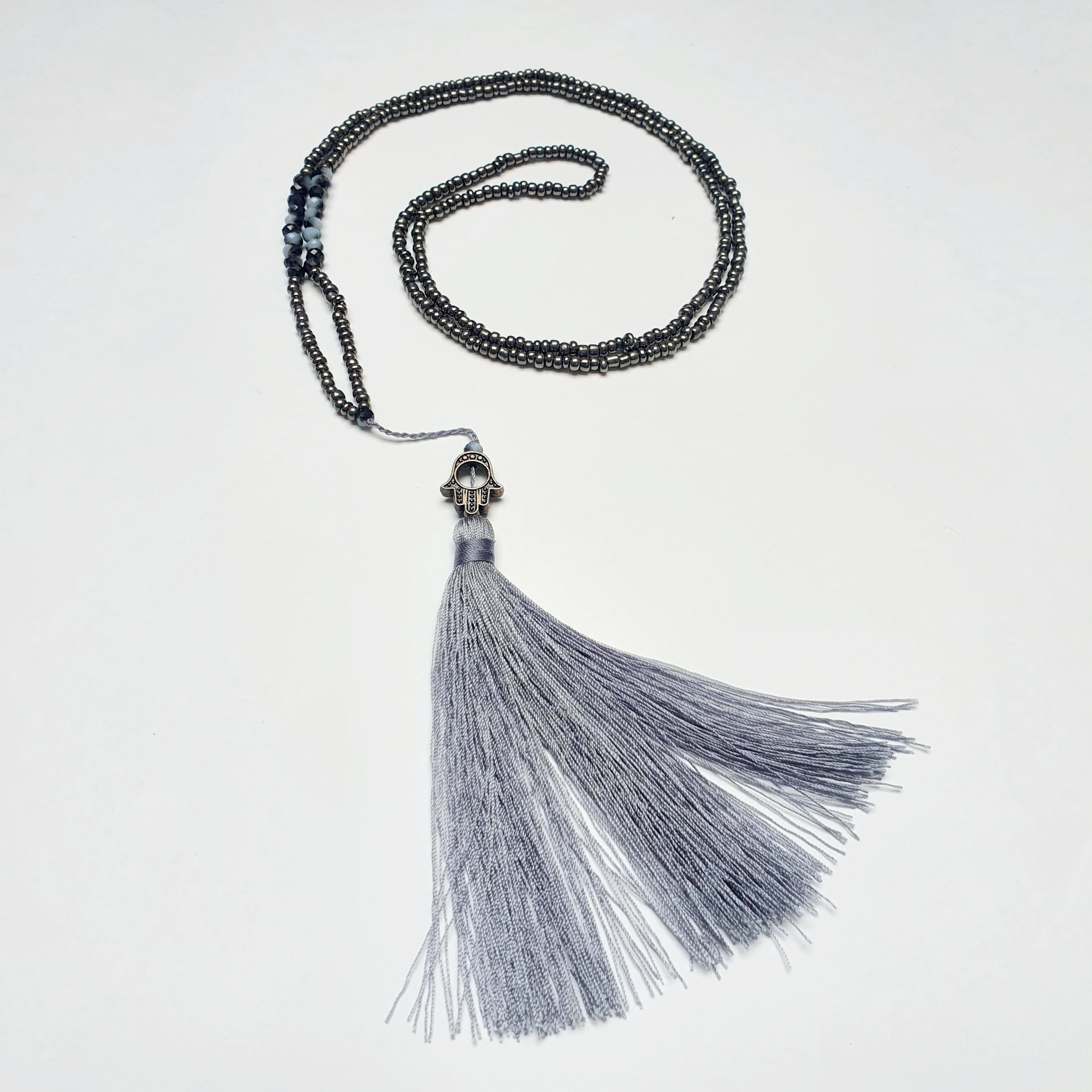Colgante Bali Fátima Plata