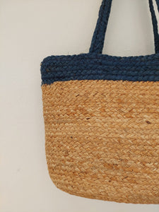 Bolso de Esparto Azul