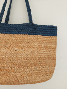 Bolso de Esparto Azul