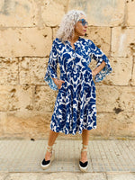 Cargar imagen en el visor de la galería, Vestido Delice Azul
