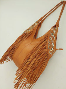 Bolso de Piel COOL con Flecos