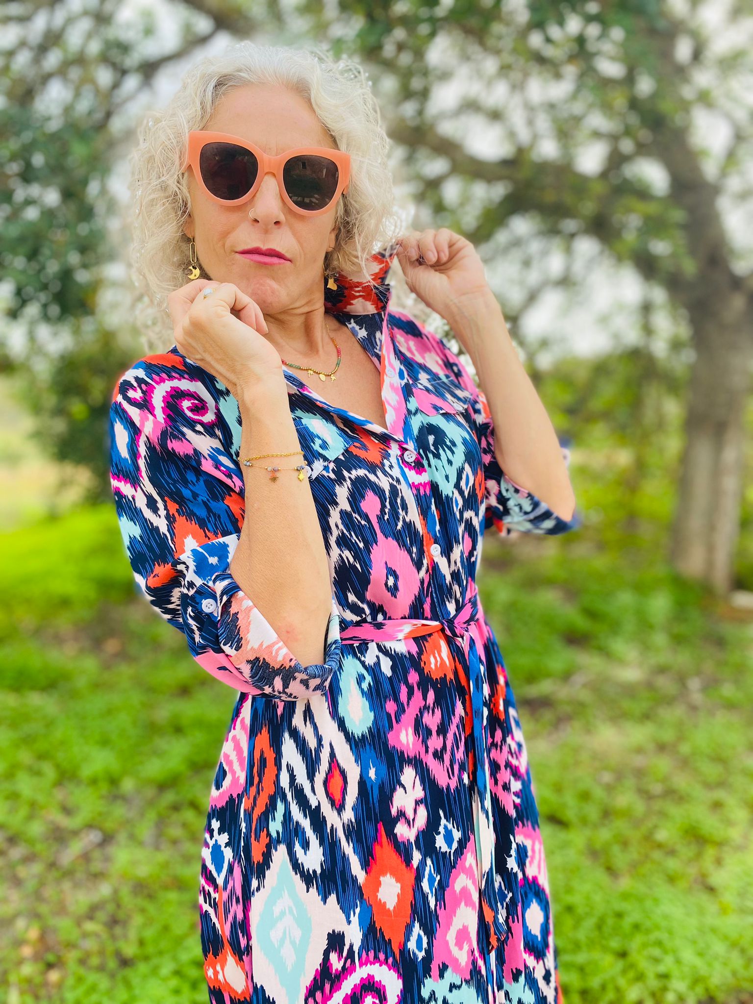 Vestido Camisero Rustic Azul