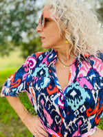 Cargar imagen en el visor de la galería, Vestido Camisero Rustic Azul
