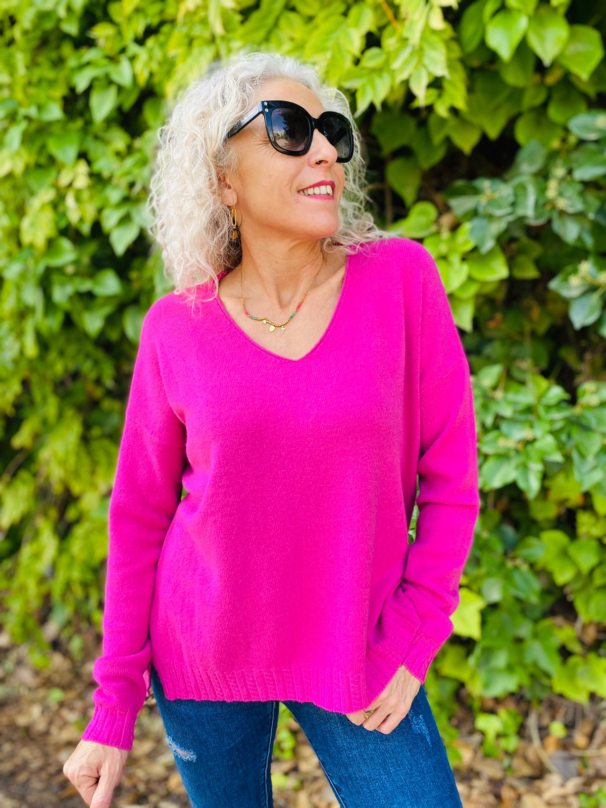 Jersey Mica Fucsia