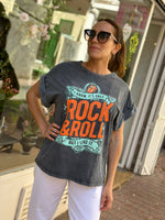 Cargar imagen en el visor de la galería, Camiseta Rock Lengua Naranja
