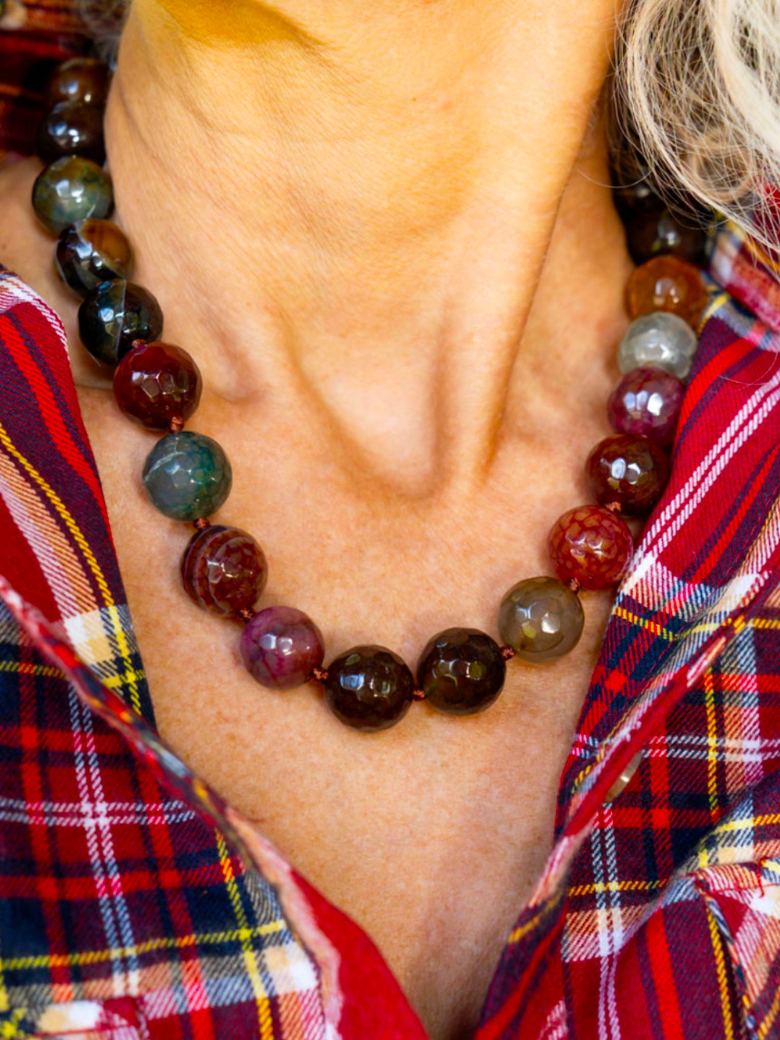 WhatsApp Image 2026 03 28 at 11.17.36 Collar Ágata Luxe Mix Tierra