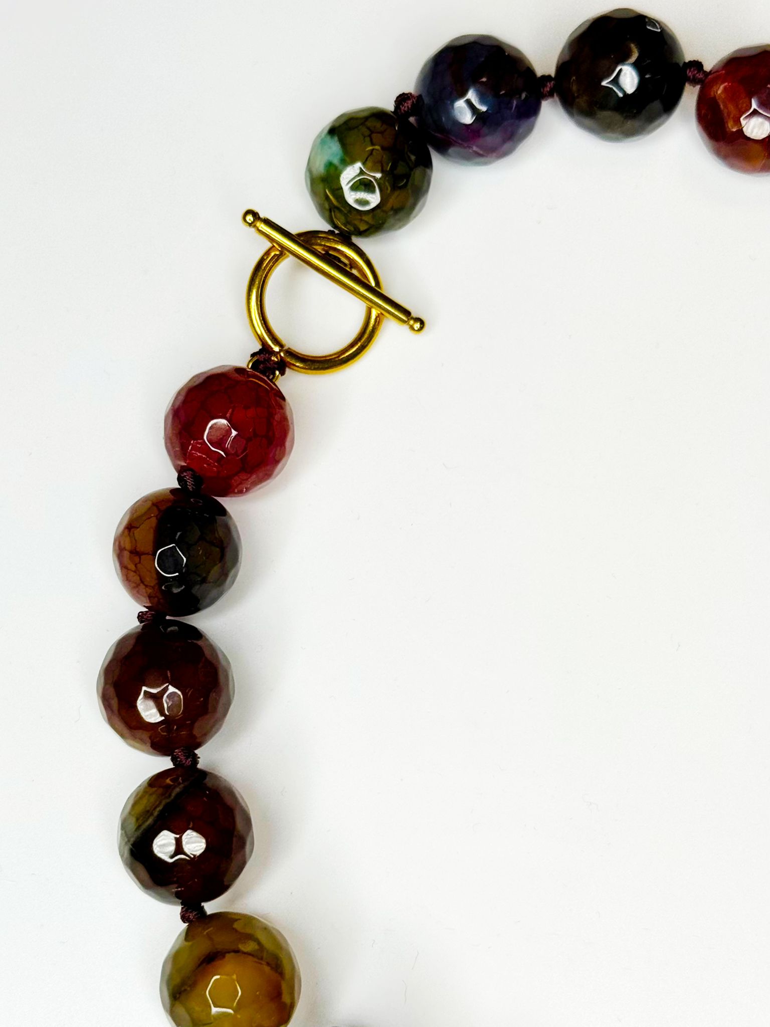 WhatsApp Image 2026 03 28 at 11.36.11 Collar Ágata Luxe Mix Tierra - Imagen 4