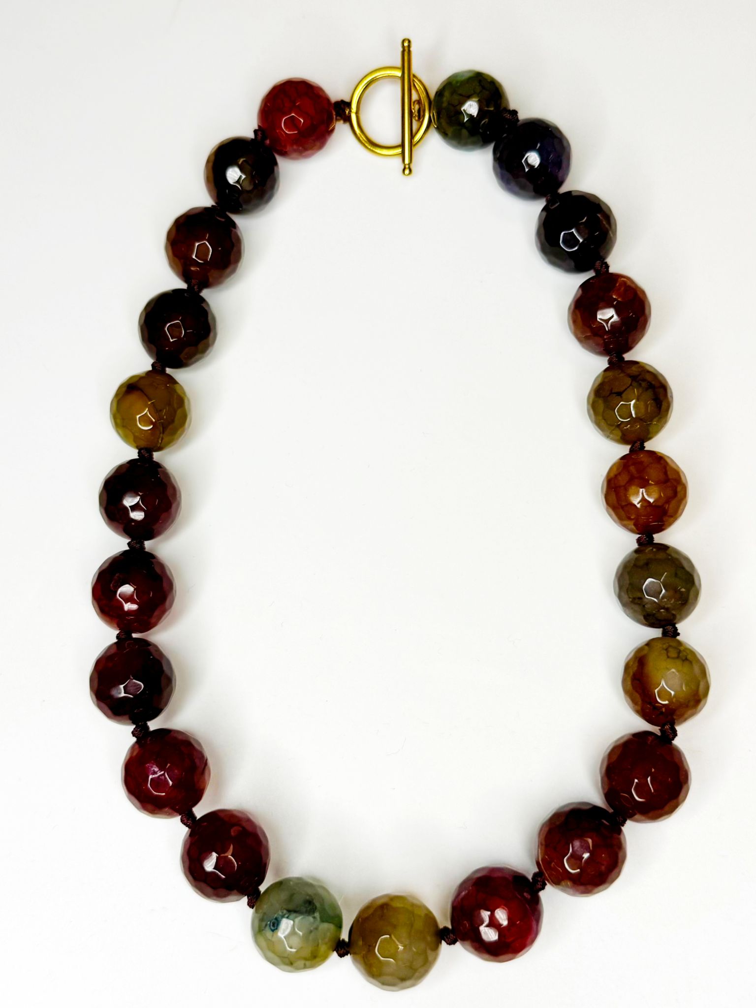 WhatsApp Image 2026 03 28 at 11.36.12 Collar Ágata Luxe Mix Tierra - Imagen 3