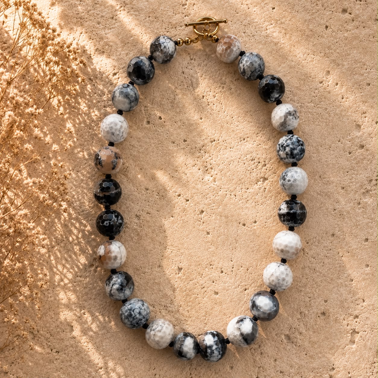 Collar Ágata Luxe Mármol